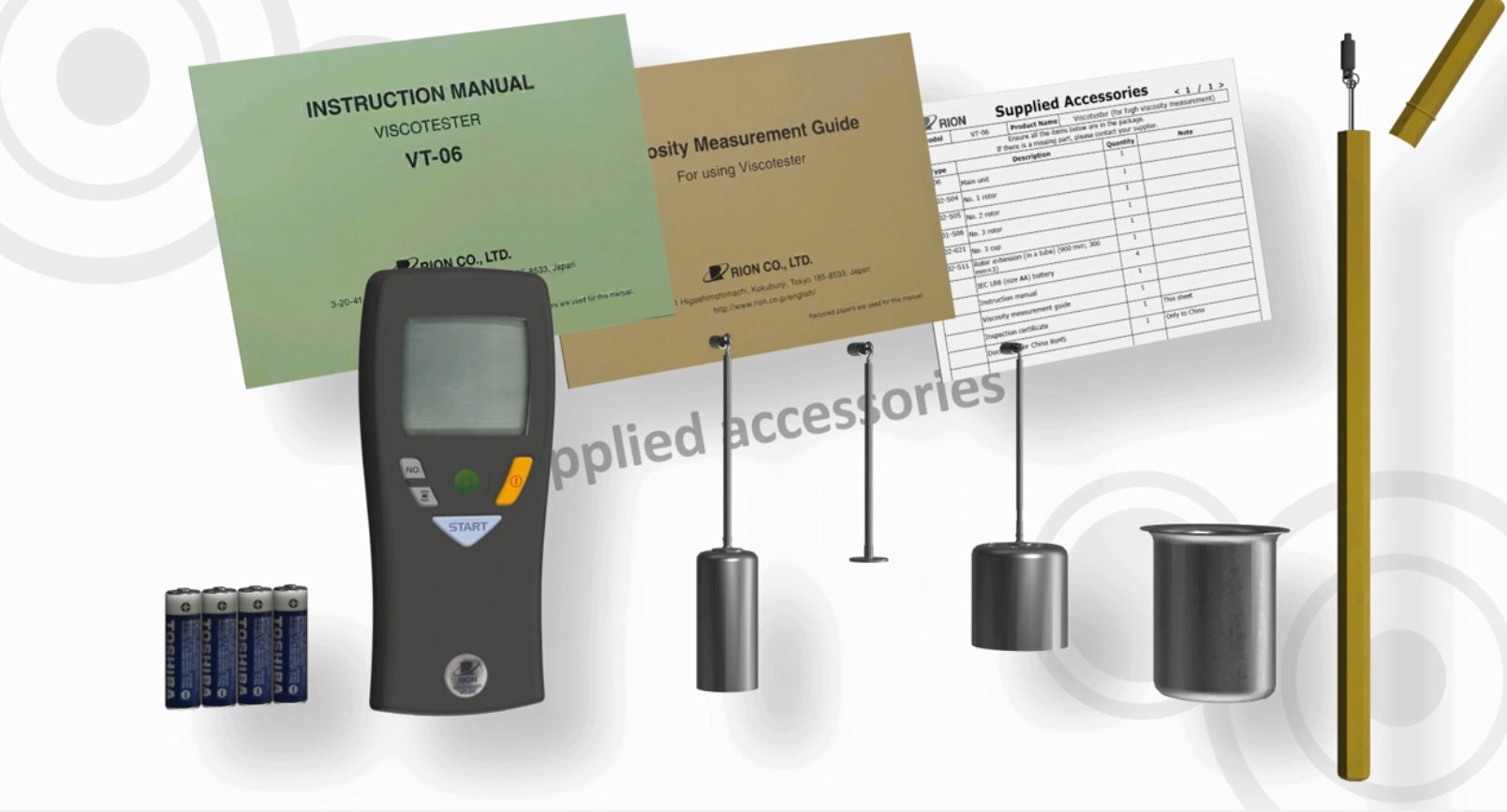 Viscometer Rion Viscometer VT-06 – RION Viscometer Online Shop